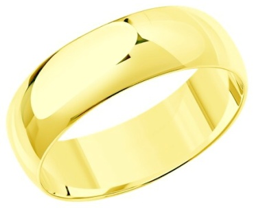 Lucente WED-LU-585-7606797933-15 размер 15 вес 1.98 г золото, без вставок