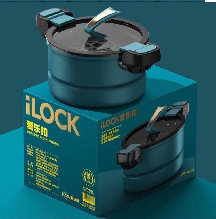 Кастрюля 4 л, iLOCK 694583736 гранит
