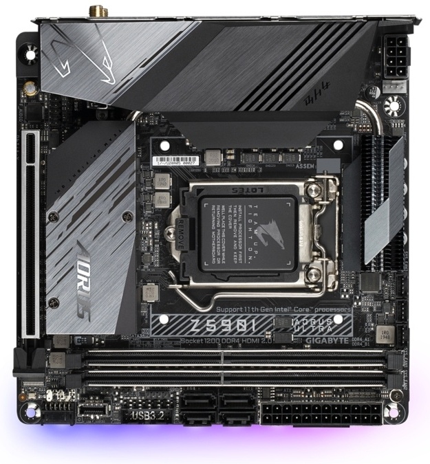 Материнская плата GIGABYTE Z590I AORUS ULTRA
