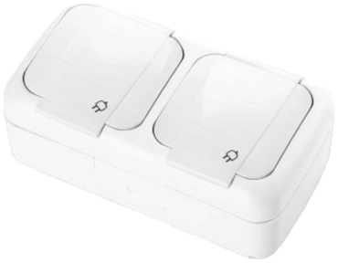 Розетка VIKO Palmiye ip54, белый
