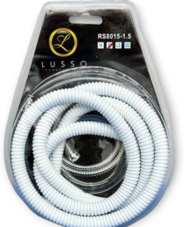 Шланг для душа LUSSO металлическая оплетка, 150 см, подключение 1/2x1/2
