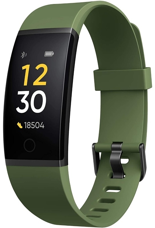 Купить Фитнес-браслет Realme Band RMA183 черно-зеленый в Алматы ...