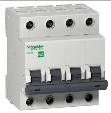 Schneider Electric автоматический выключатель 4P 16 A, 4.5 кА, 400 В