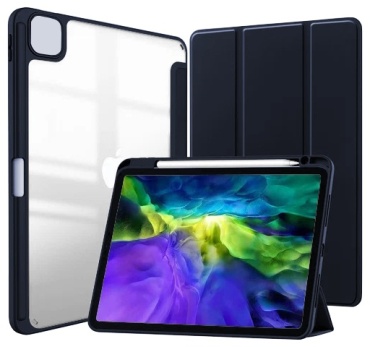 Чехол Folio для Apple iPad (2022) 12.9 дюйм синий