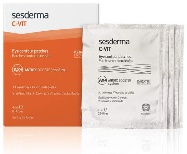 Патчи Sesderma коллагеновые C-Vit Eye Contour Patches питательные 5 шт