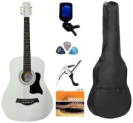 Гитара акустическая ALAU 38 comp + комплект белый
