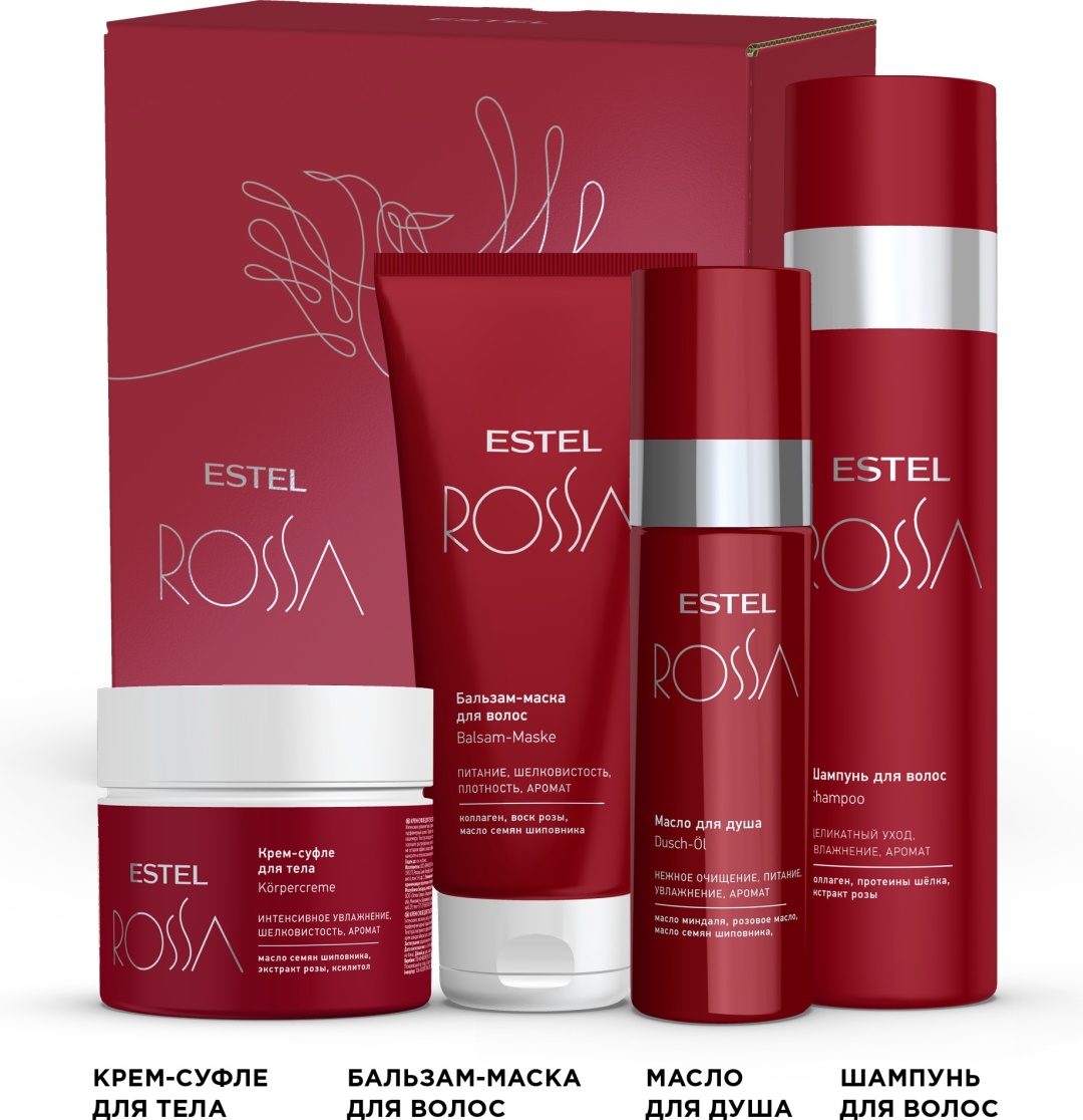 ESTEL PROFESSIONAL Rossa набор по уходу за волосами и телом для женщин