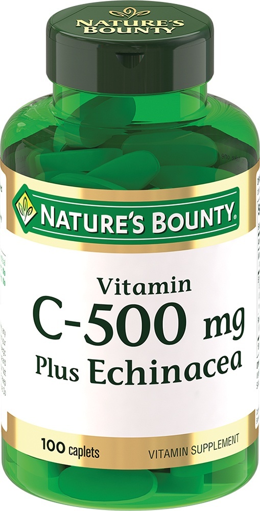 Купить Nature's Bounty Витамин С 500мг плюс эхинацея №100 табл в Алматы ...