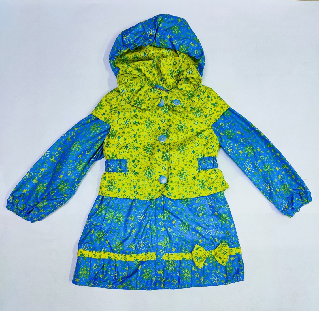 Плащ Batik голубой, желтый
