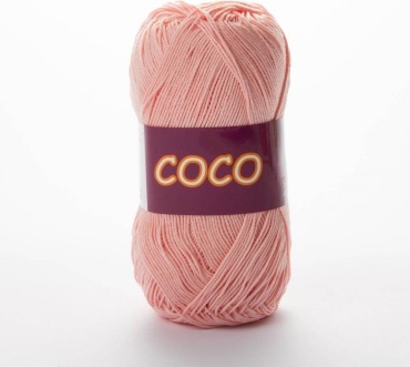 Моток VITA coco 4317 чайная роза 240 м 50 г