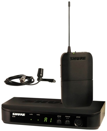 Микрофон Shure BLX14E/CVL-H8E черный