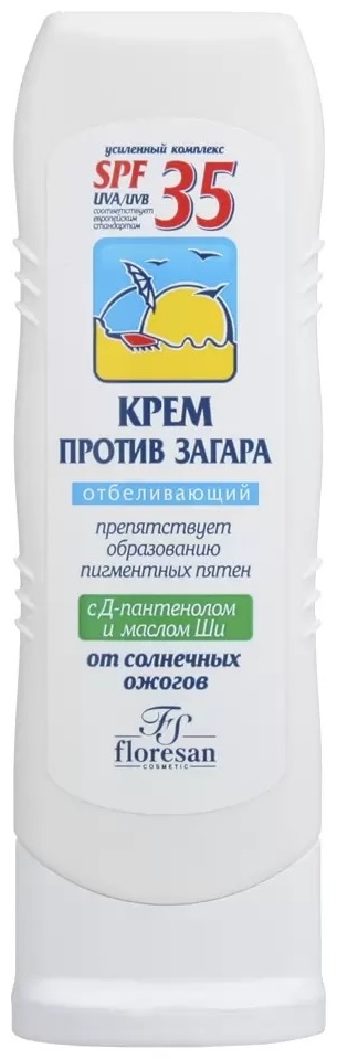 Купить Floresan против загара SPF35 с Д-пантенолом и маслом Ши крем для ...