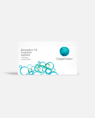 Контактные линзы CooperVision Biomedics 55 8.8 +2.25 кривизна 8.8 на месяц 6 шт