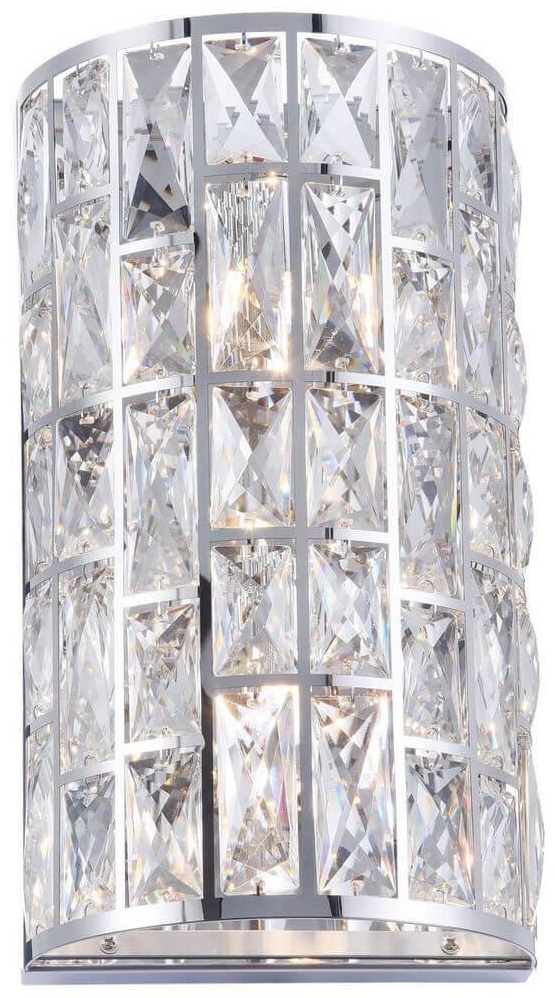 Бра настенный Maytoni G9, серебристый, прозрачный