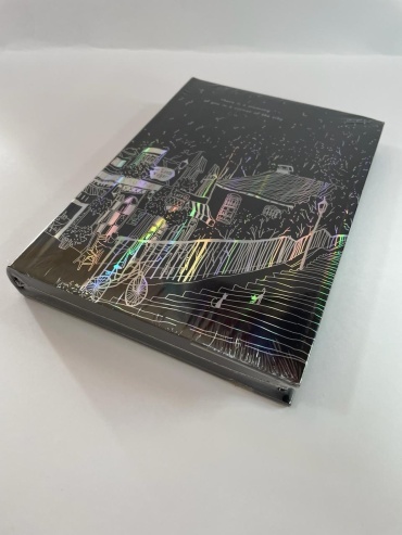 Блокнот Кит. С черными листами., A5, B6, 96 листов, черный