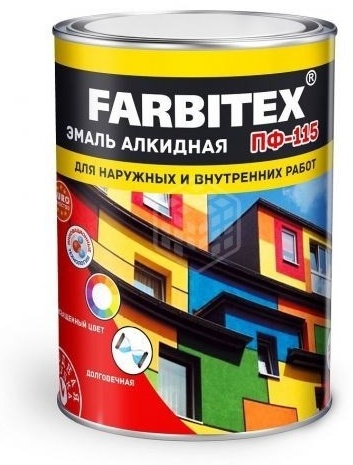 FARBITEX эмаль глянцевая ПФ-115 2.7 кг, тон зеленый