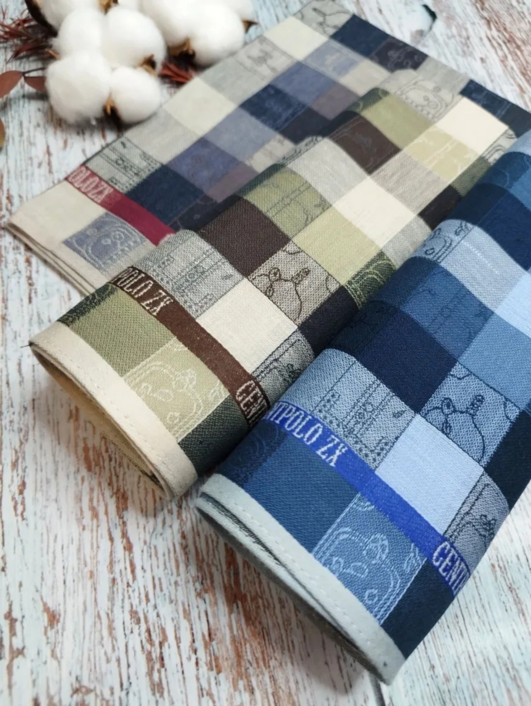 Носовой платок GENTPOLO ZX хлопок 43 x 43 см