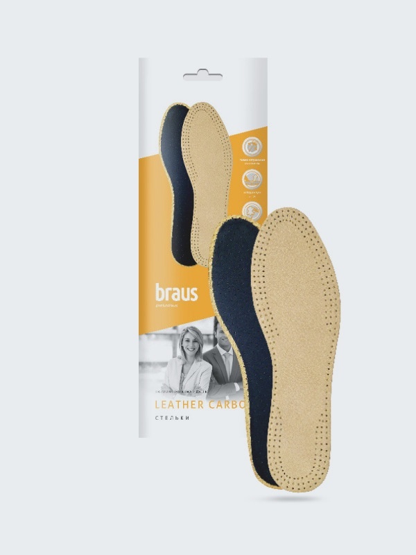Braus стельки 0098 43/44 размер 43-44, классические, для спортивной обуви