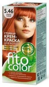Fito Color Натуральная основа 5.46 медно-рыжий крем-краска 115 мл