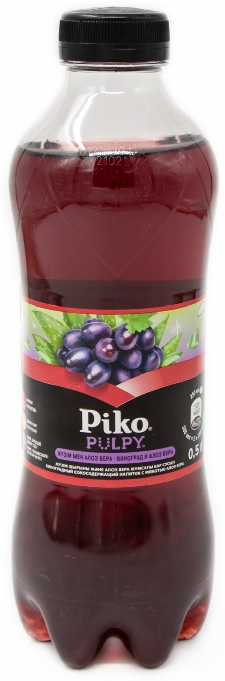 Купить Piko Pulpy напиток сокосодержащий виноград 0.5 л в Алматы ...