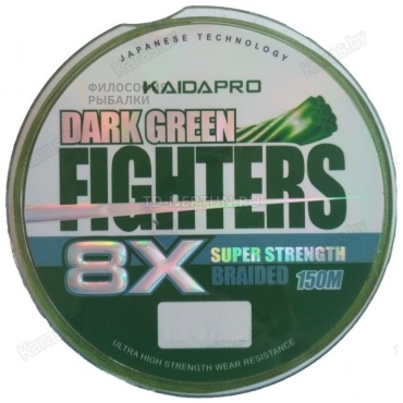 Леска Kaida плетеная 00000568 0.12 мм зеленый