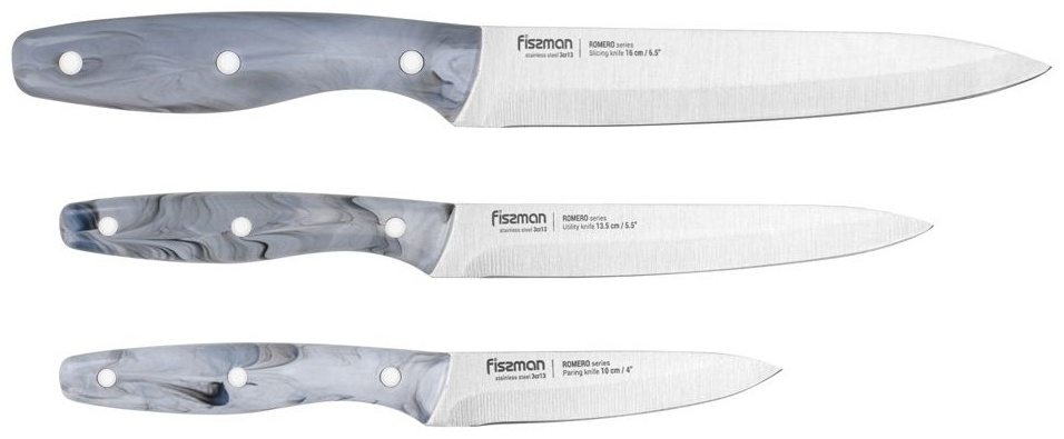 Универсальный Fissman ROMERO 2702, лезвие: нержавеющая сталь 3 шт