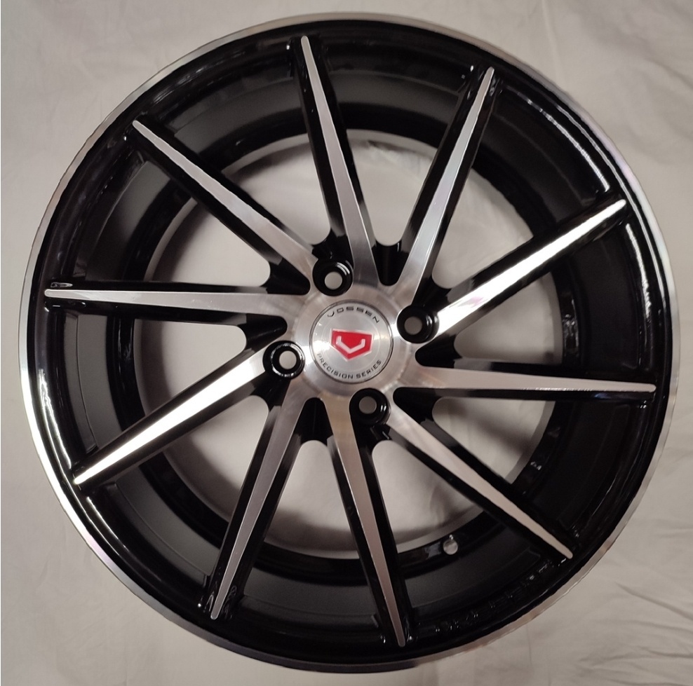 Vossen 998 7x16/4x98 D58.6 ET35 черный, серебристый