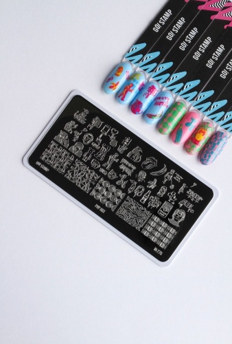 Go! Stamp пластины 275 Pop Art