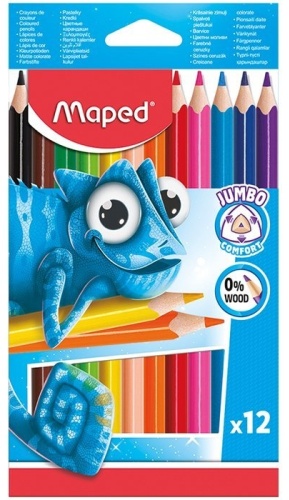 Цветной карандаш Maped форма трехгранная 12 шт