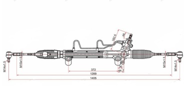 SAT гидравлическая ST-44200-0K040 левый руль