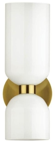 Бра настенный Odeon Light Е14, золотистый, белый