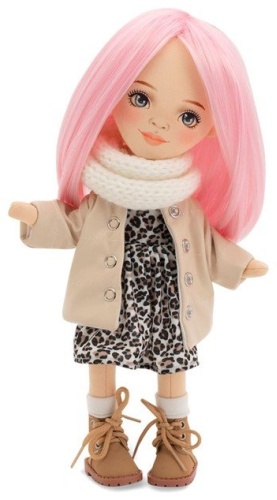Пупс Orange Toys Billie в кожаном пуховике 32 см