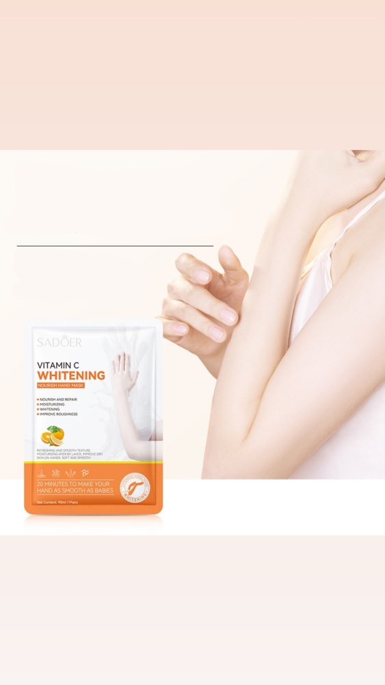 SADOER перчатки для рук Vitamin C Whitening 1 пара