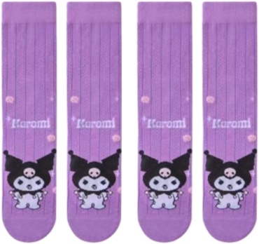 Гольфы Hello Kitty Kuromi 1406 2 пары фиолетовый от 4х лет