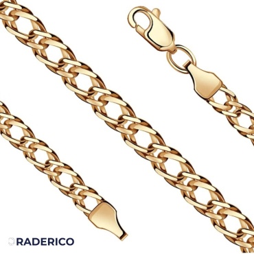Raderico 325155M5IT-1 длина 55 см, вес 10.05 г золото, плетение двойной ромб