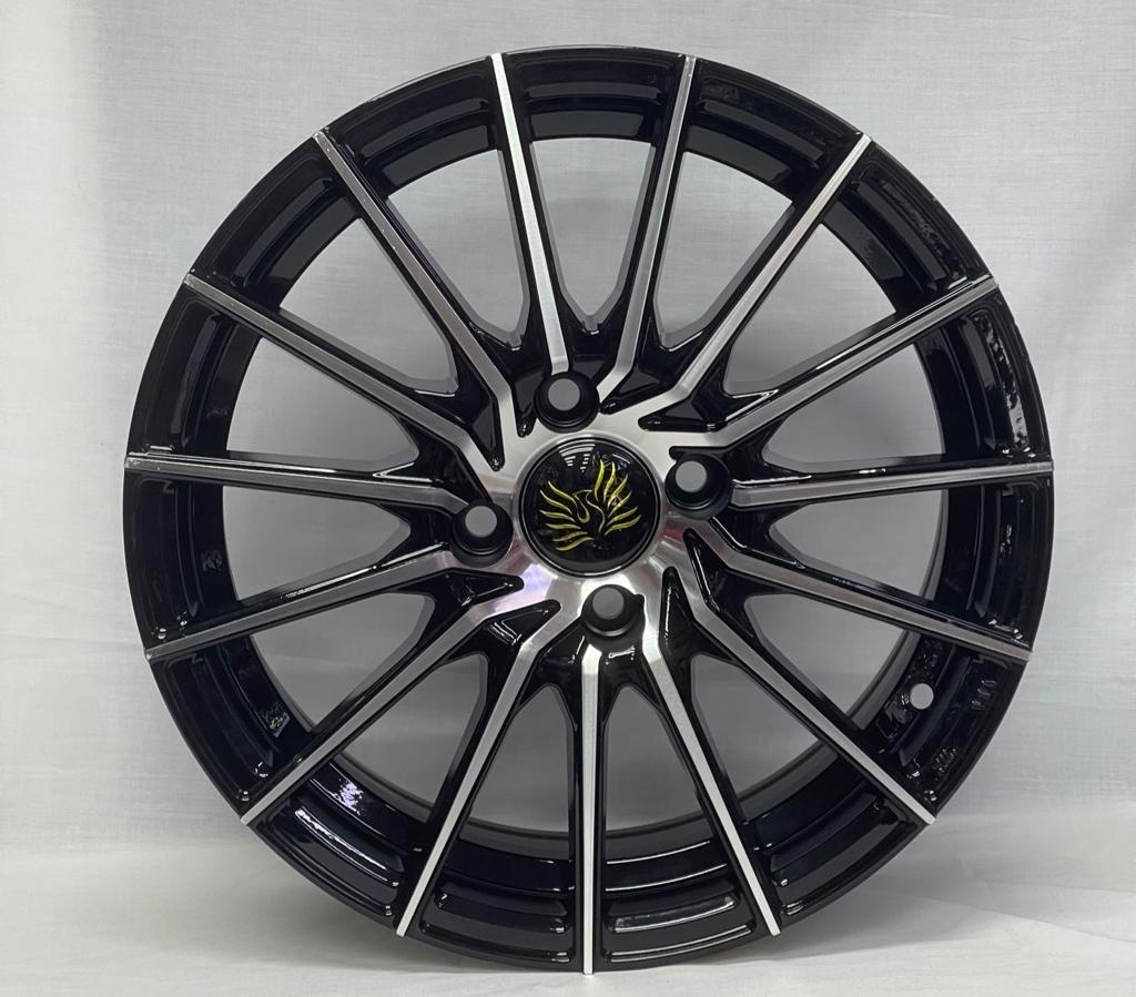 Replica 2818 6.5x15/4x100 D67.1 ET35 черный, серебристый