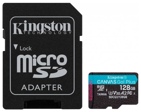 Карта памяти Kingston Canvas Go Plus SDCG3/128GB 128Gb