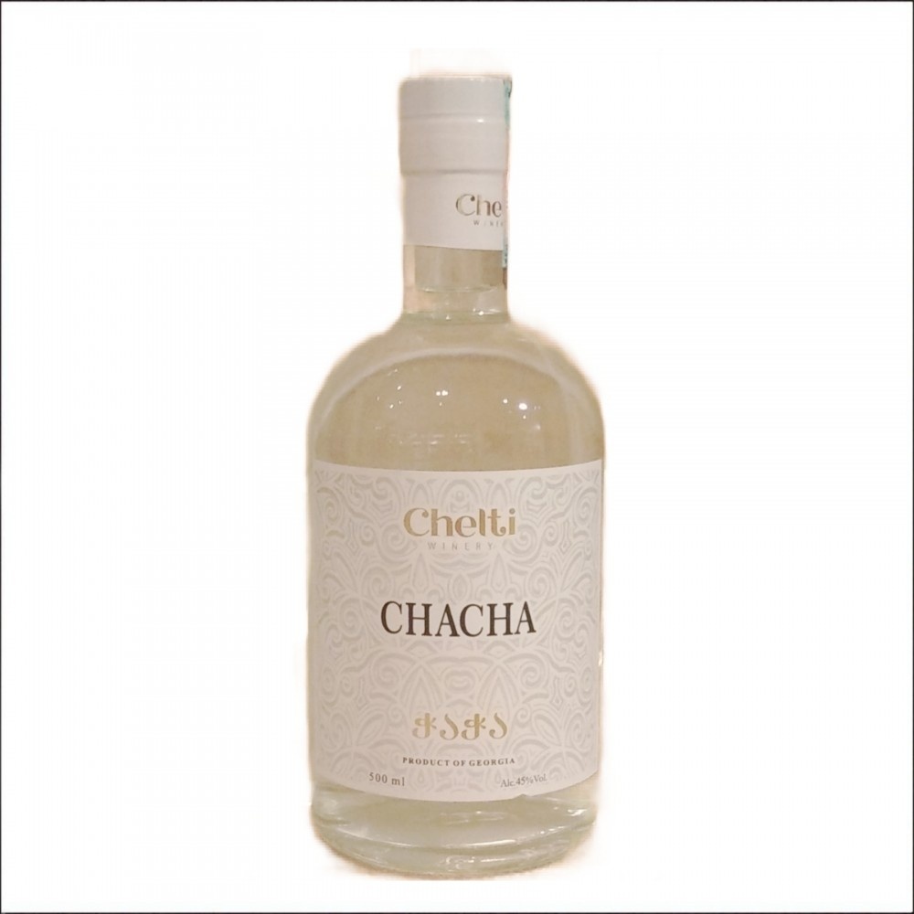 Чача CHELTI классический 45% 0.5 л