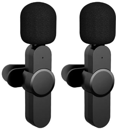 Микрофон Wireless Microphone K9 черный