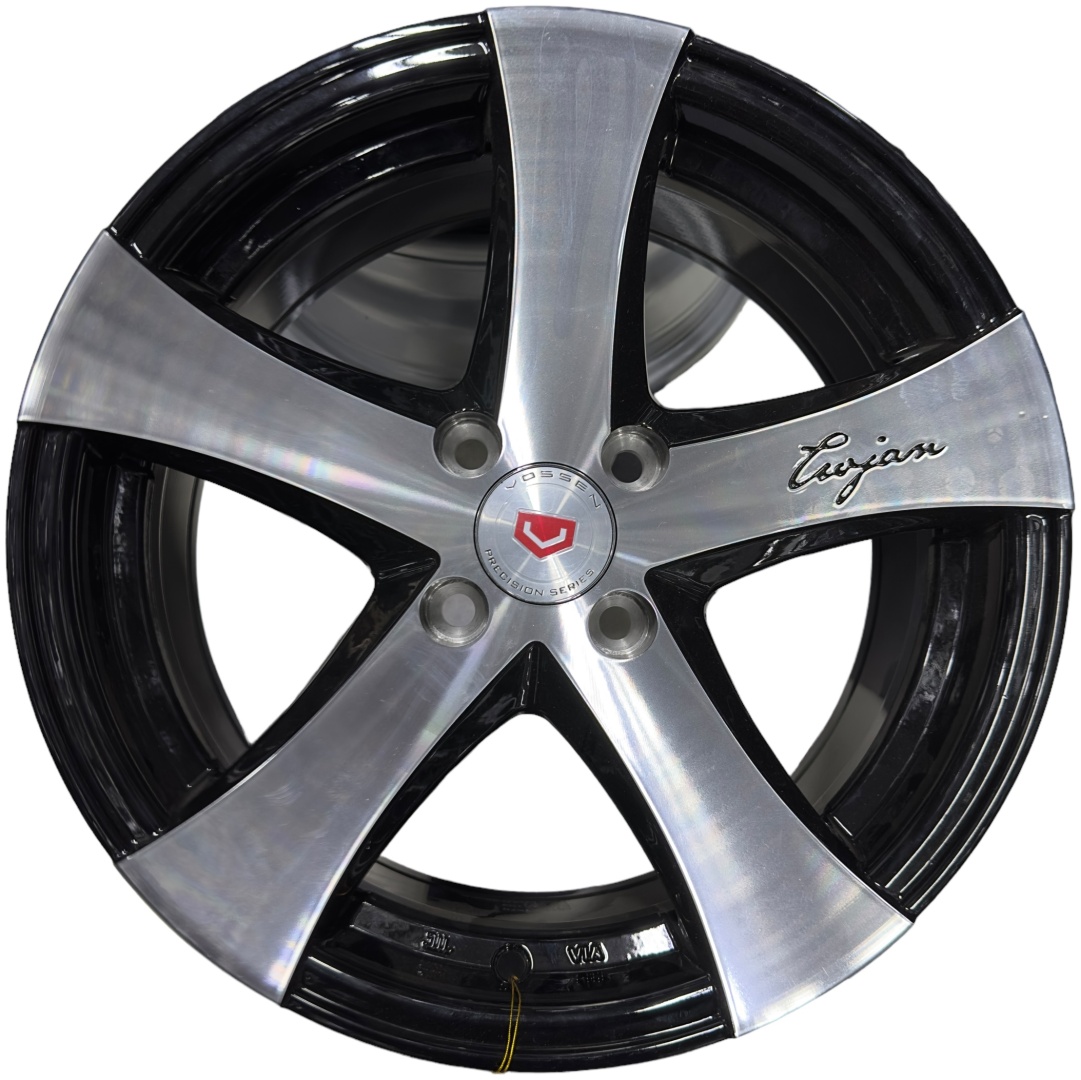 RNO BK5843 7x15/4x100 D67.1 ET30 4 диска черный, серебристый