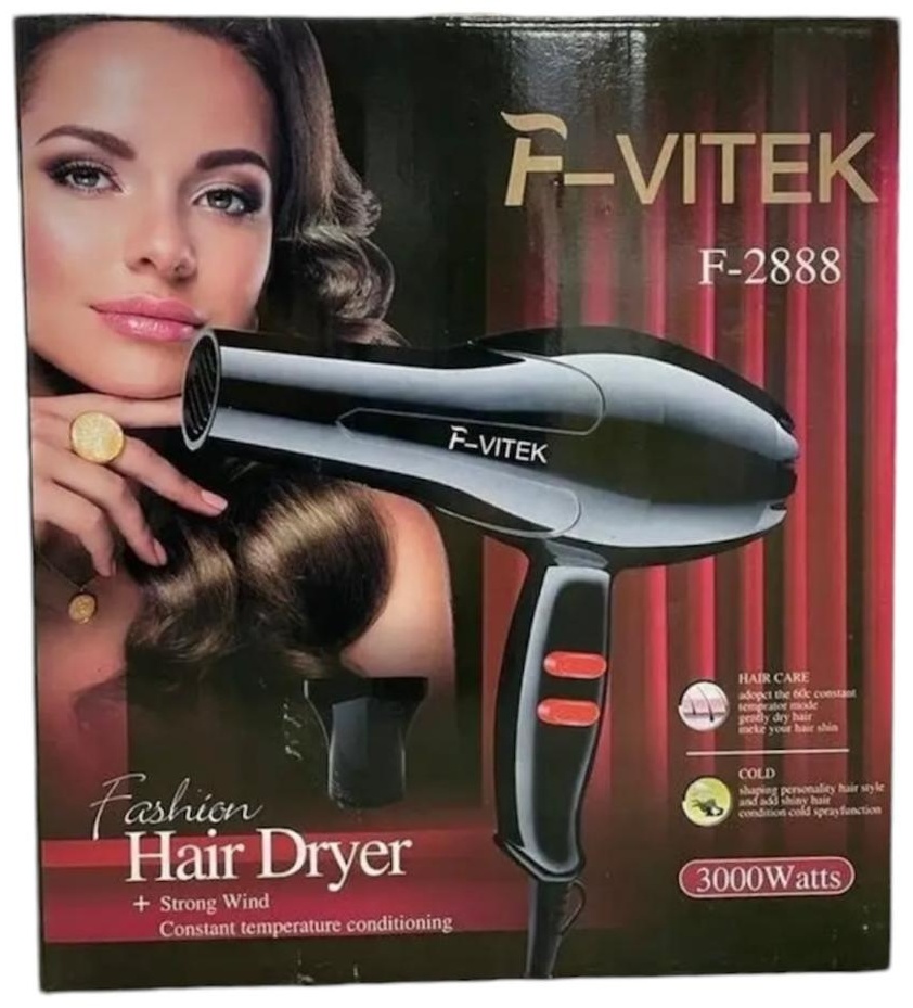 F-Vitek А-2888 фен черный