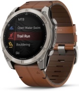 Смарт-часы Garmin Fenix 8 51 мм серебристый-коричневый