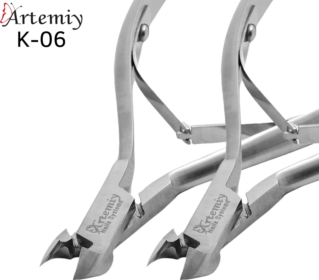 Artemiy K-06 кусачки-щипчики лезвие 7 длина 11 см двойная пружина 2 шт