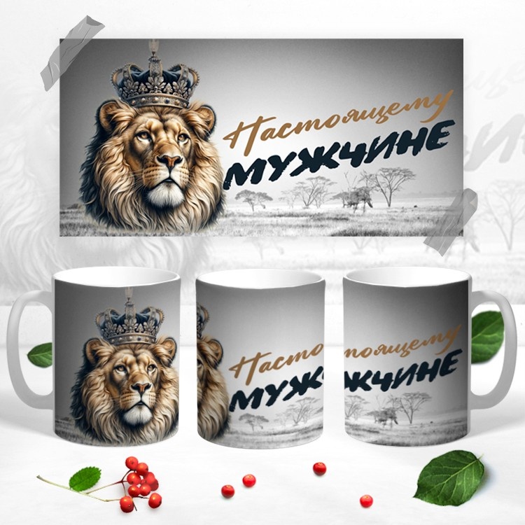 Кружка «Настоящему мужчине», 330 мл, керамика, 1 шт.