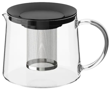 Чайник IKEA Риклиг 20372179 1.5 л, стекло