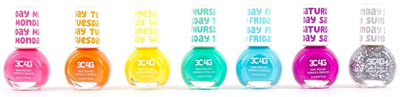 Make It Real RAINBOW DAYS OF THE WEEK NAIL POLISH лак для ногтей 5+