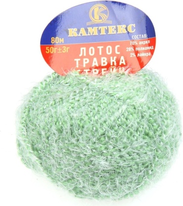Моток КАМТЕКС Лотос травка стрейч 042 - Полынь 160 м 50 г
