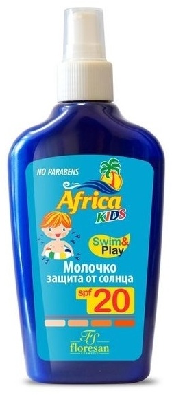 Купить Floresan молочко защита от солнца Africa Kids Ф-407 SPF 20 200 ...