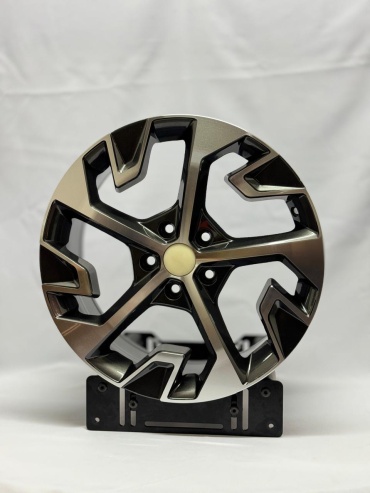 Hyundai Bk-21 7.5x18/5x114.3 d67.1 et48 черный серебристый 7.5x18/5x114.3 D67.1 ET48 4 диска черный, серебристый