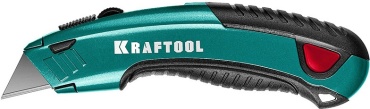Канцелярский нож Kraftool 09241_z02 зеленый